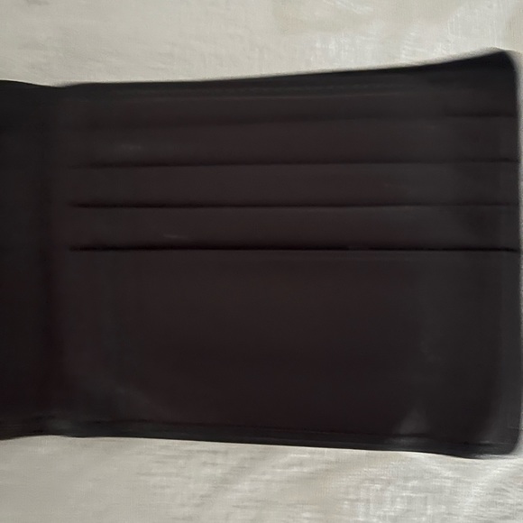 Coach chocolate brown Signature leather wallet with ID wallet. - Picture 3 of 9